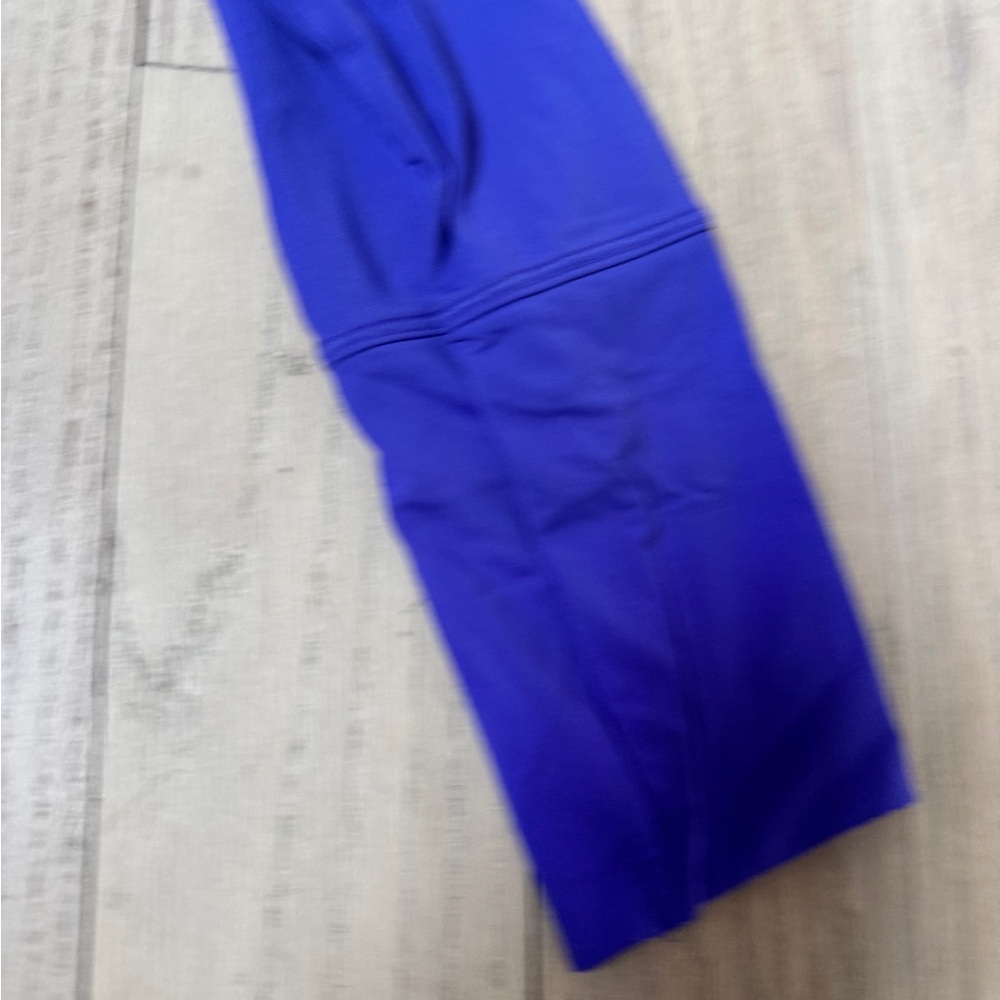 CALIA by Carrie Underwood Purple Ruched Polo Blouse - Picture 3 of 7